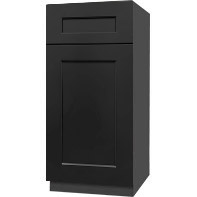 Black Shaker Kitchen Cabinets