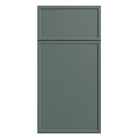 Caldera Green Slim Shaker Cabinets