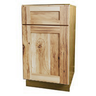 Natural Hickory Shaker Kitchen Cabinet Front Door