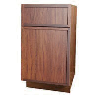 slim walnut shaker sample door