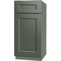 Steel Green Shaker Kitchen Cabinets