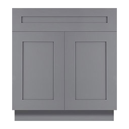 Storm Grey Frameless Bathroom Vanities