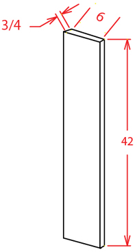 Gunnison Shaker Wall Filler - 6"W X 42"H