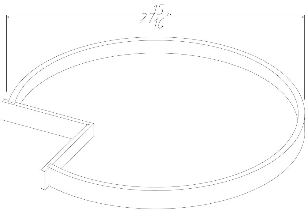 Base Wooden Lazy Susan Tray (2)