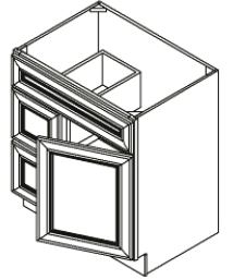 Burnished Brandy Vanity 30" X 21" Door On The Right