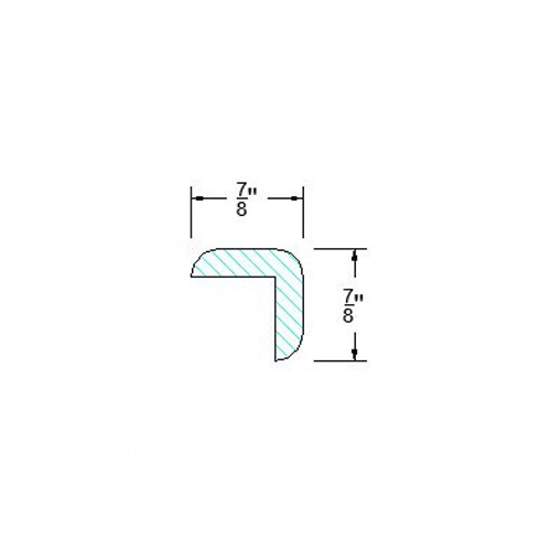 Storm Grey Outside Corner Molding - 7/8"W x 7/8"H