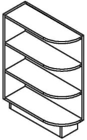 West Highland Base End Shelf 09"