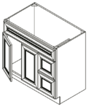 West Highland Vanity 36" X 21" Doors On The Left