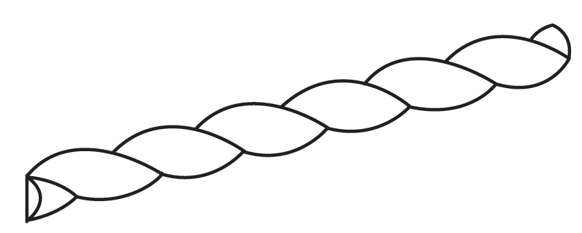 Windon Slab Rope Moulding 96" L