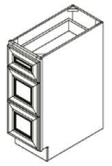 Smokey Grey Vanity Drawer 24"