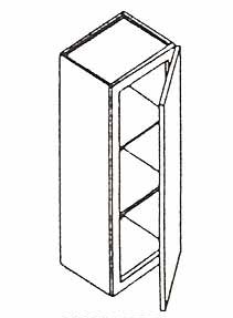 Smokey Grey Wall Cabinet 21" X 30"