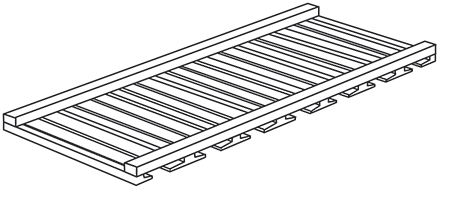 Springfield Shaker Wine Glass Holder 30"W