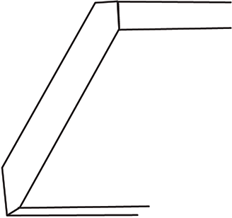 Devon Shaker Shaker Crown Moulding 3"H x 96" L