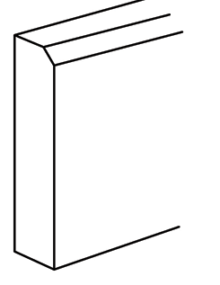 Newtown Shaker Shaker Furniture Base Moulding 4.5"H x 96" L