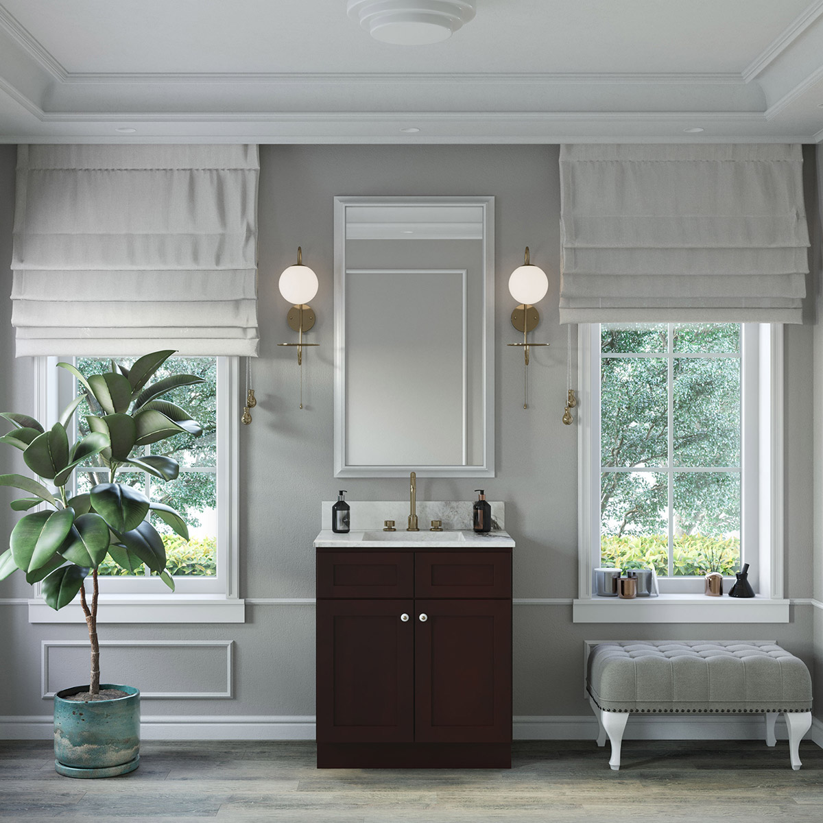 Weston Espresso Shaker 30" Vanity