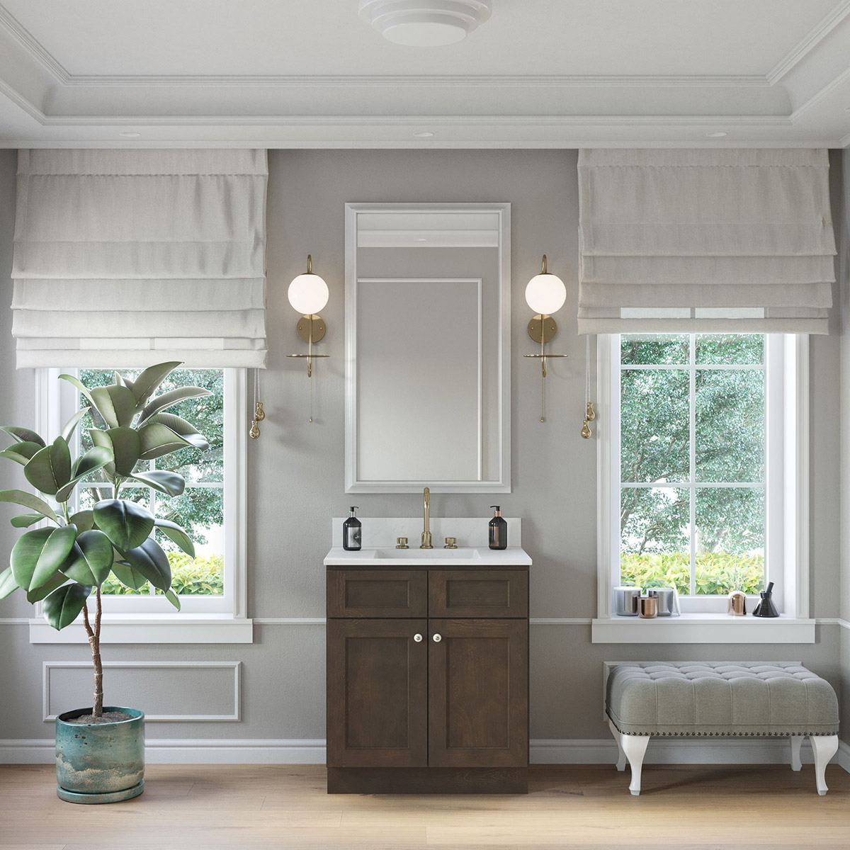 Florence Slate Shaker 30" Vanity