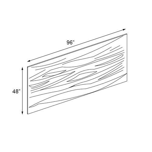 Primary Grey Shaker 1/2" Thick Finished Plywood Panel