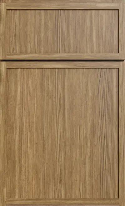 a close-up of a wooden cabinet door