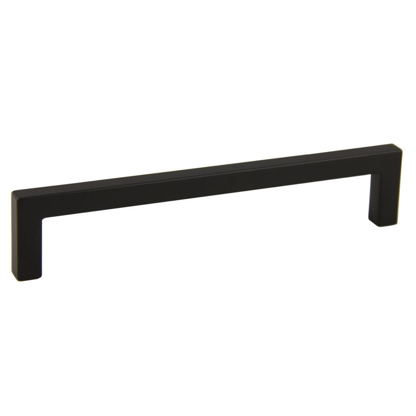 Boxis Square Cabinet Pull Matte Black 6 1/4"