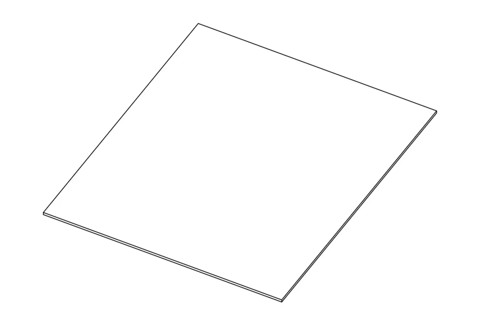 Corner Sink Front Floor - 48"