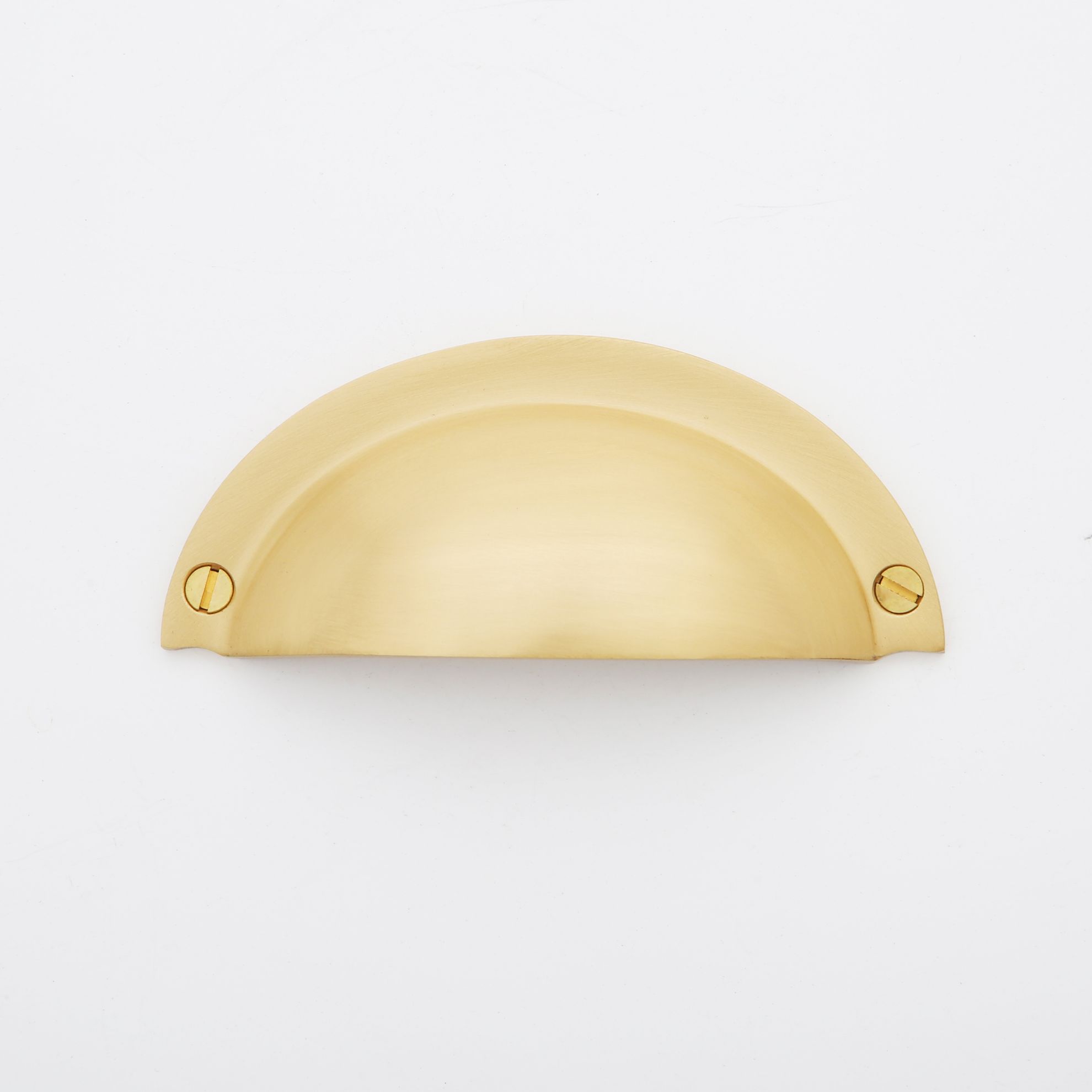 Estelle Cup Solid Brass Cabinet Pull