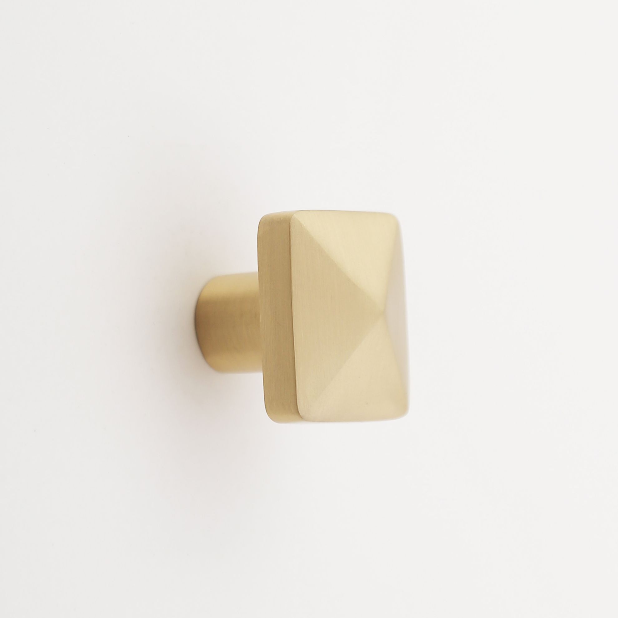 Heritage Pyramid  Solid Brass Cabinet Knob