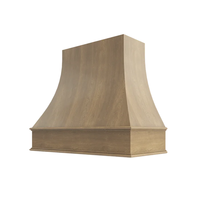 Brooklyn Fawn Curved Hood Classic Trim - 36" W x 30" H