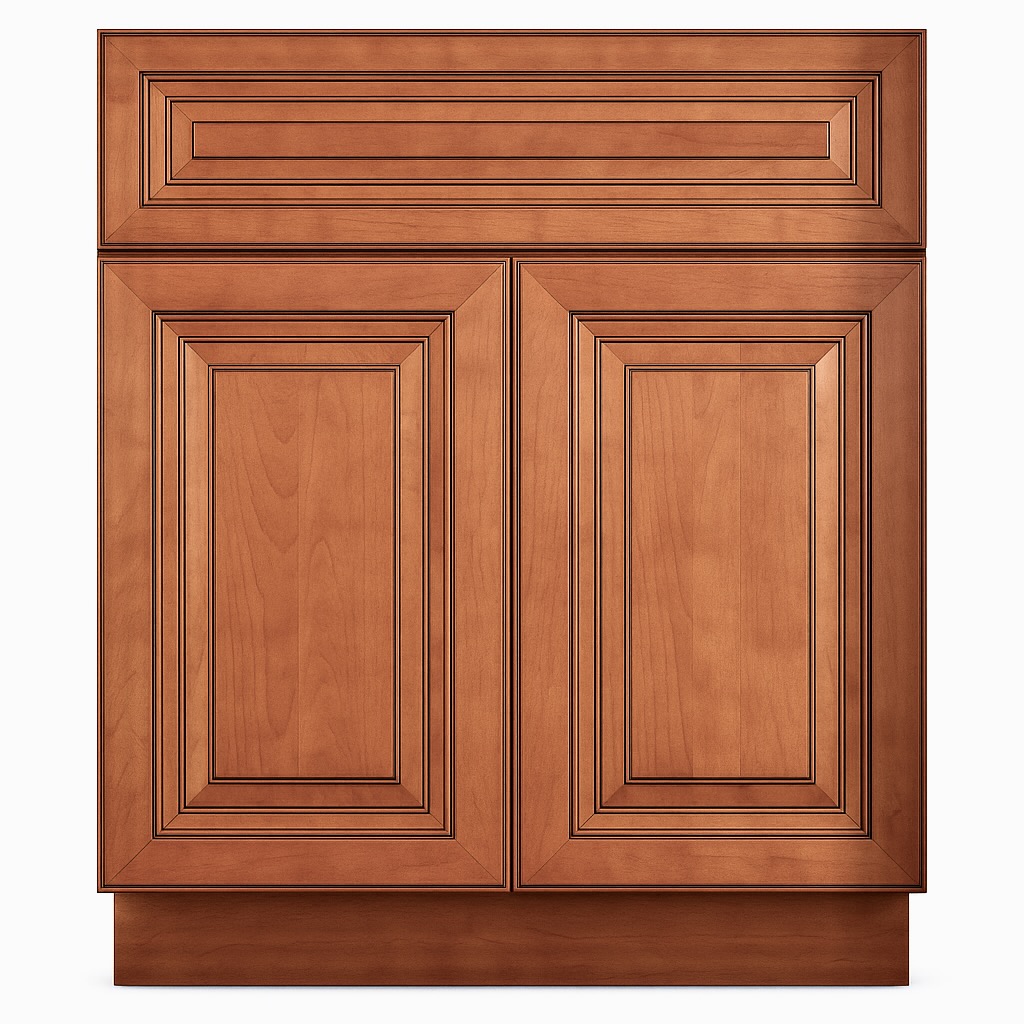 Mahogany Glazed Bathroom Vanities