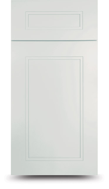 Ostland White Bathroom Vanities Sample Door