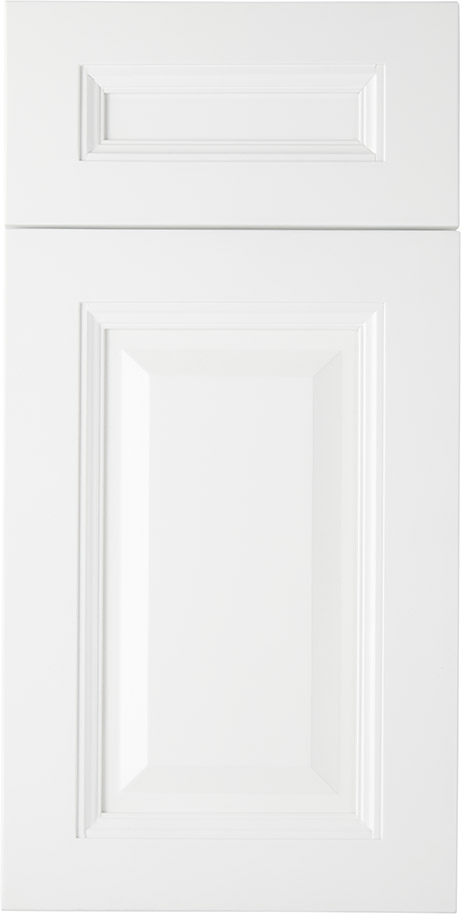 Dove White Frameless Bathroom Vanities Sample Door