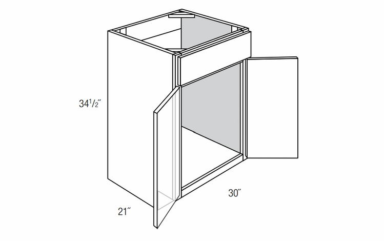 Driftwood Slab 30" Vanity