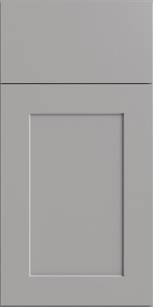 Asheford Gray Slab Shaker Cabinets