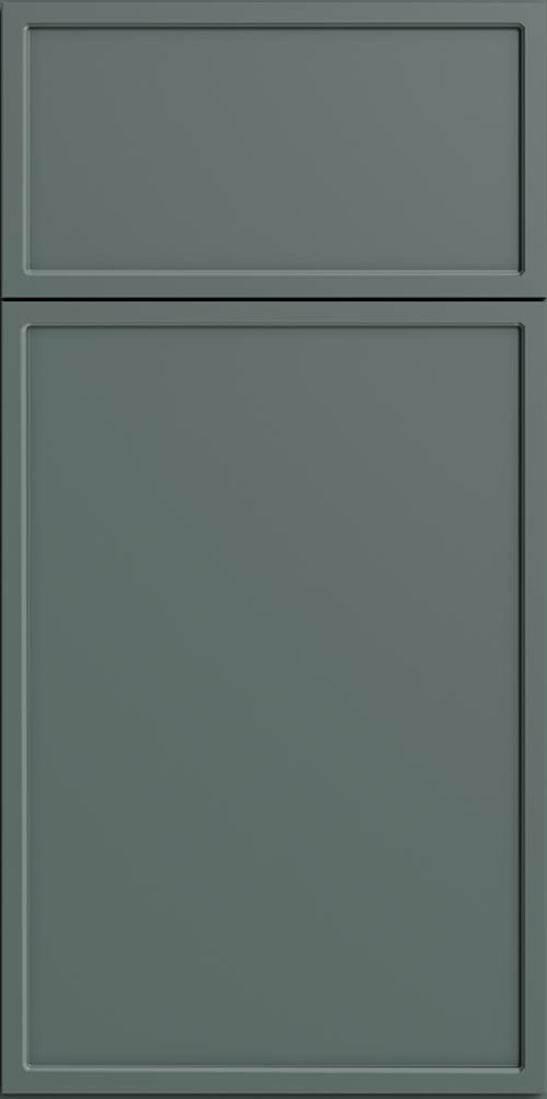 Caldera Green Slim Shaker Cabinets