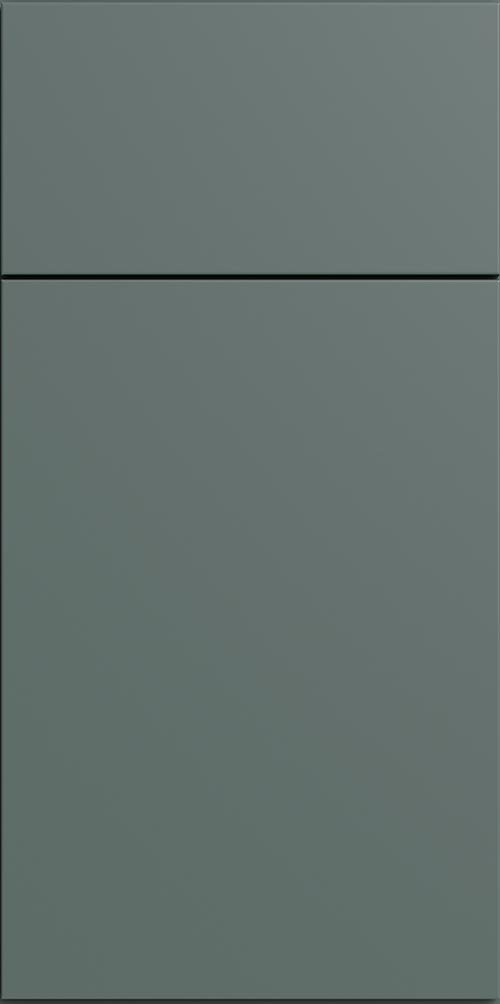 Strata Green Flat Panel Cabinets