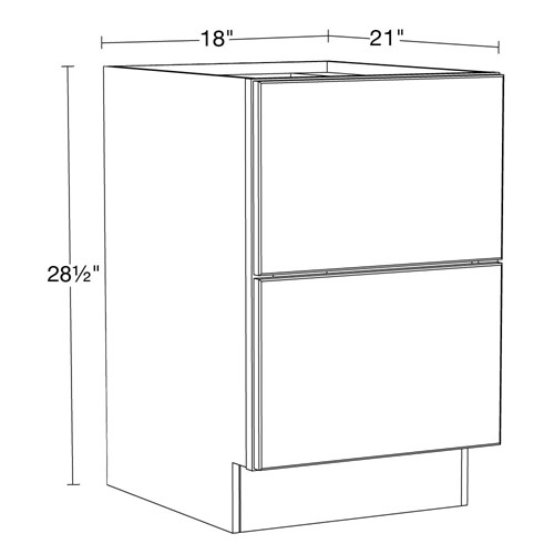 Lexington Blue Shaker Desk Drawer 18"