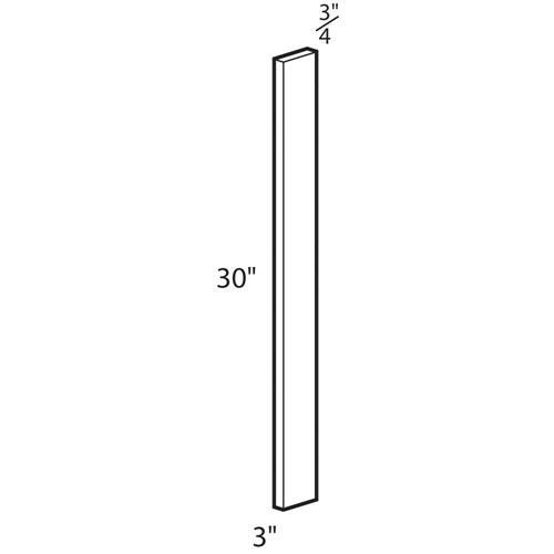 Lexington Blue Shaker Filler Strip 3" x 30" x 3/4"