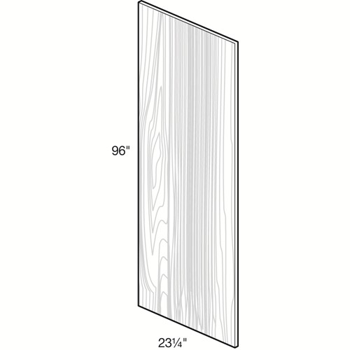 Lexington Blue Shaker Tall Skin 96" x 23 1/4" x 1/4"