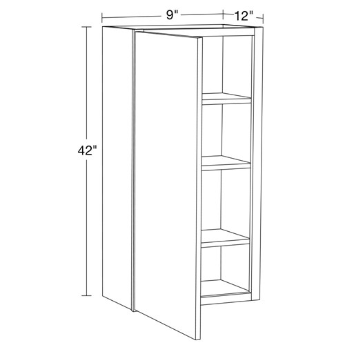 Lexington Blue Shaker Wall 9" x 42"
