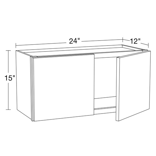 Lexington Blue Shaker Wall 24" x 15"