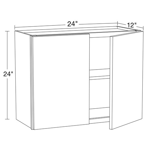 Lexington Blue Shaker Wall 24" x 24"