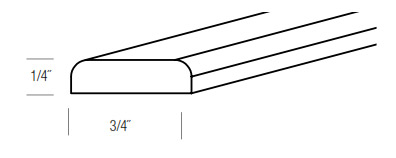 Rustic Shaker Batten Moulding 96" L