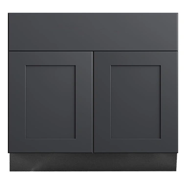Asheford Charcoal Slab Shaker Bathroom Vanities