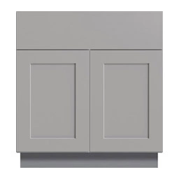 Asheford Gray Slab Shaker Bathroom Vanities