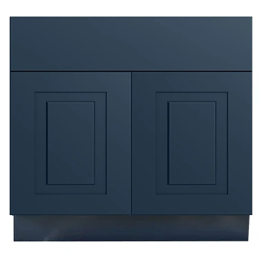 Lexington Blue Raised Slab Bathroom Vanities