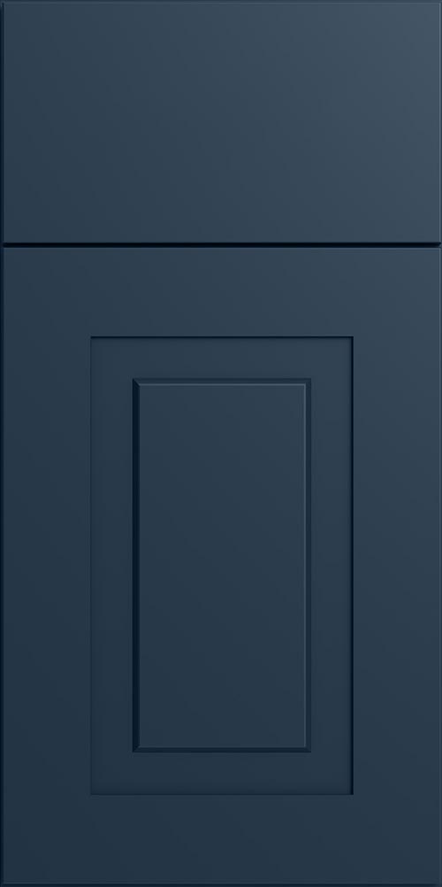 Lexington Blue Raised Slab Bathroom Vanities Sample Door