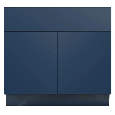 Strata Blue Flat Panel Bathroom Vanities