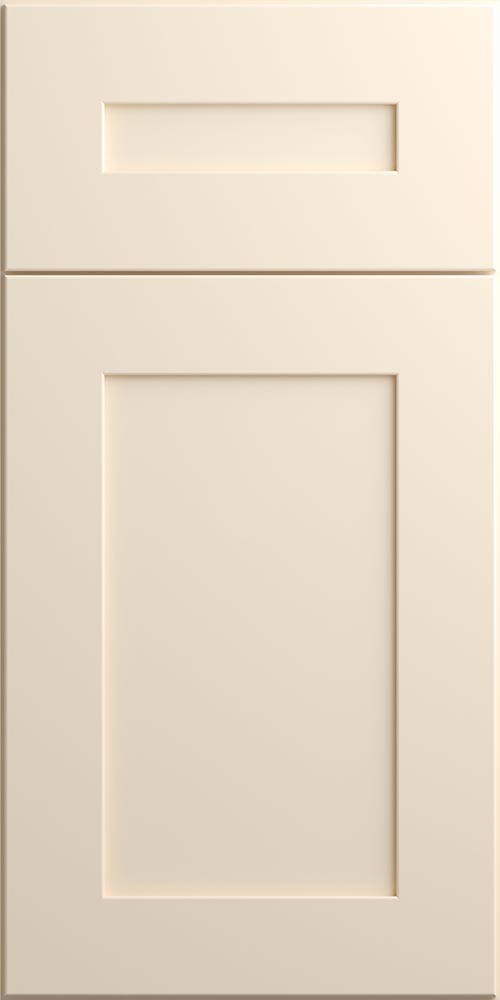Summit Cream Shaker Bathroom Vanities Sample Door