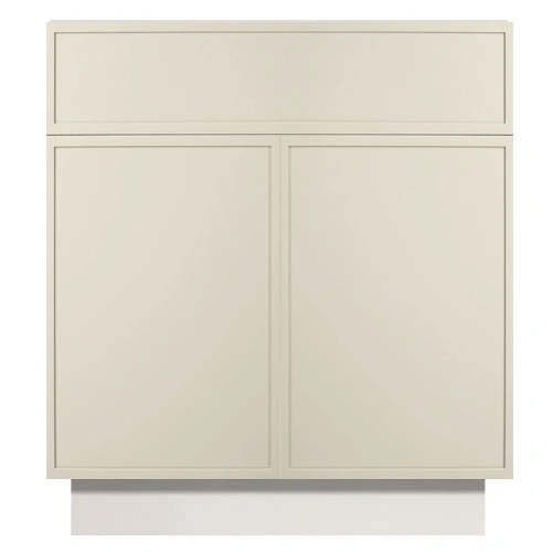 Coastal Sand Slim Shaker Frameless Bathroom Vanities