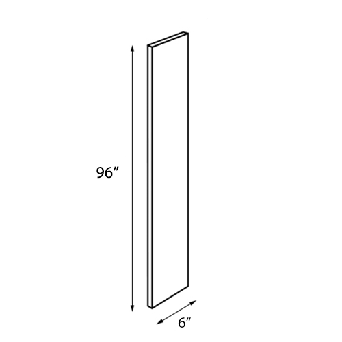 Coastal Sand Shaker Wall Filler - 6"W x 96"H