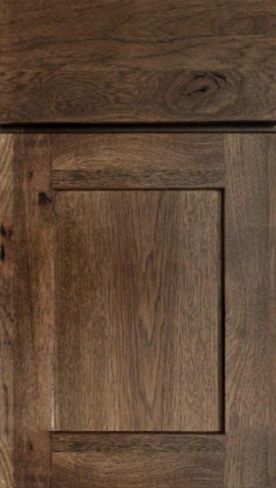 Dark Hickory Kitchen Cabinets